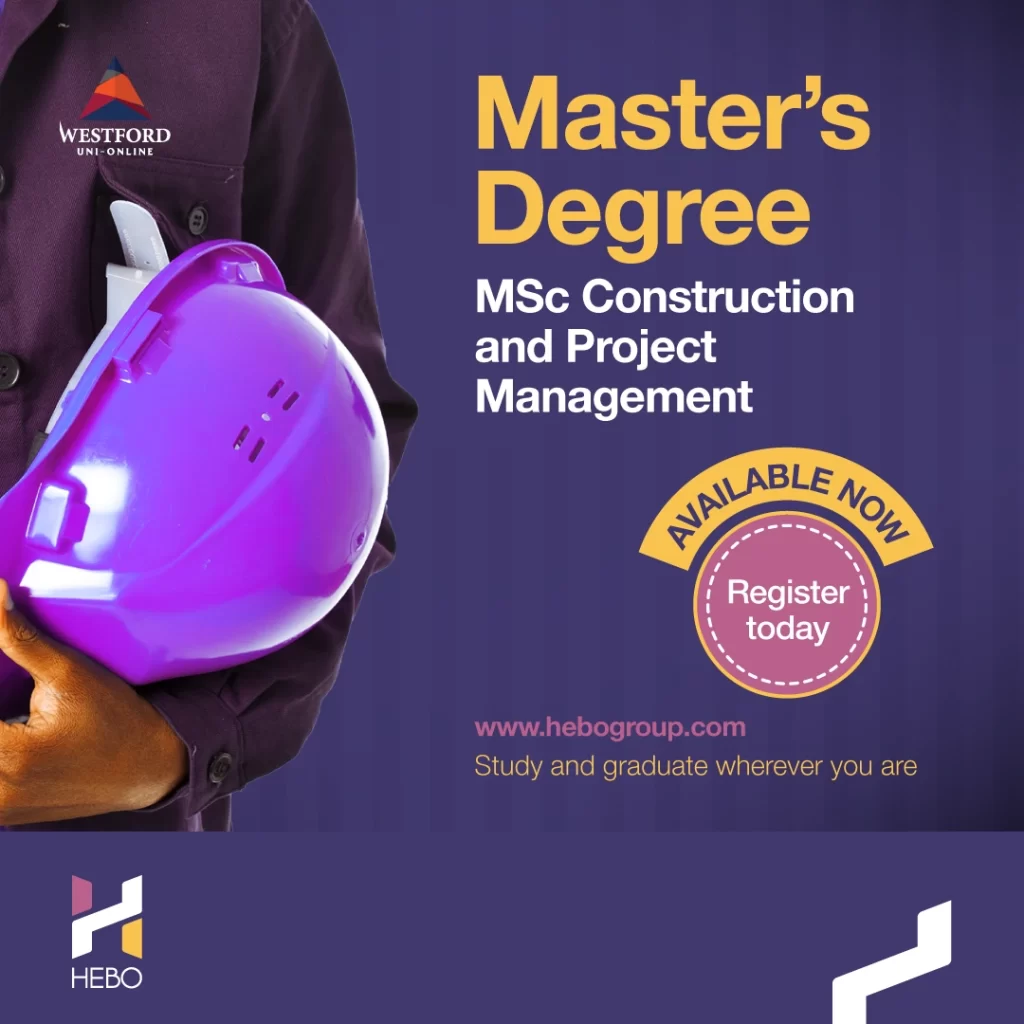 Masters Degree (MSc.) Construction and Project Management 1 Masters Degree (MSc.) Construction and Project Management