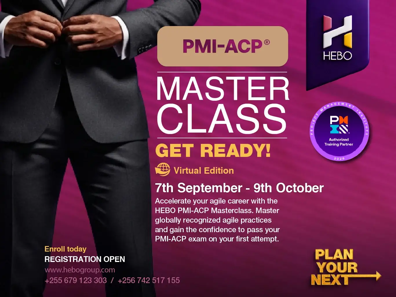 PMI-ACP® Virtual Masterclass – September 2026