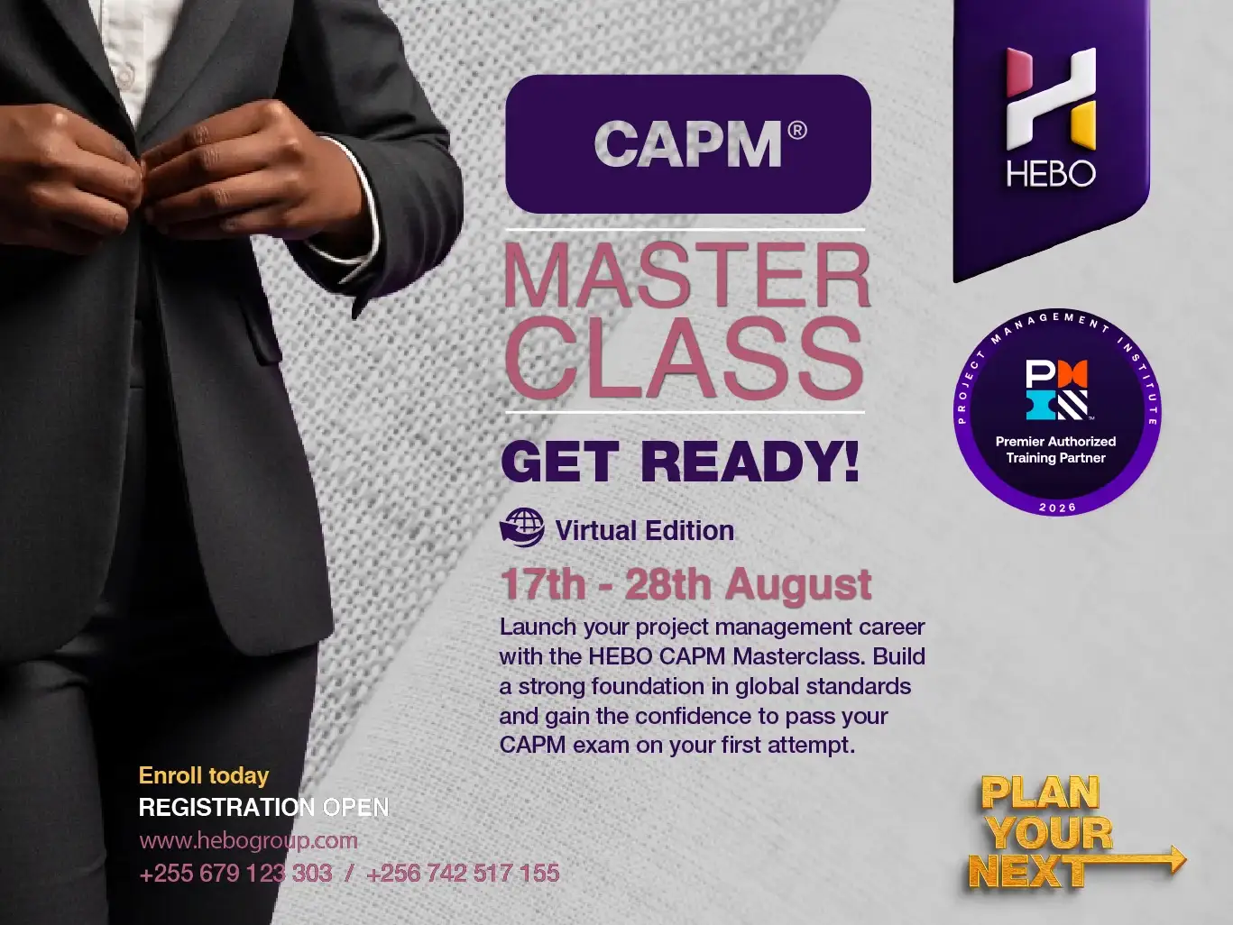 CAPM® Virtual Masterclass – Aug 2026