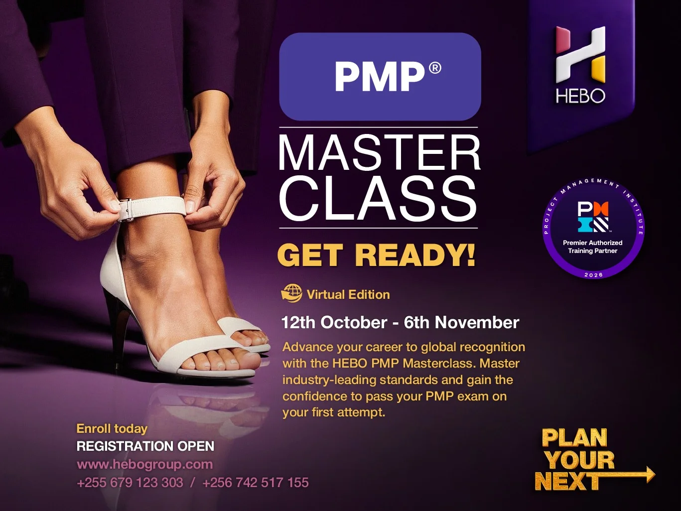 PMP® Virtual Masterclass – October 2026 1 HEBO Consult